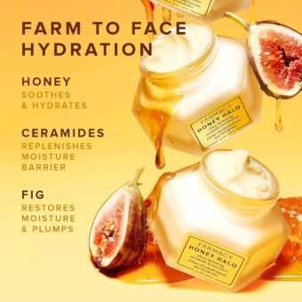 Farmacy Honey Halo Ceramide Face Moisturizer Cream - Hydrating Facial Lotion for Dry Skin (1.7 Ounce) - Image 3