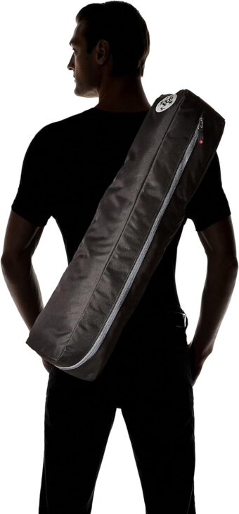 Manduka Go Light Yoga Mat Carrier Bag with Pocket, Adjustable Strap, Suitable for most Yoga Mats - Image 4