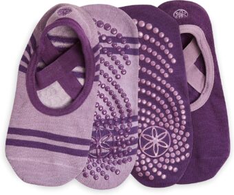 Gaiam Yoga Barre Socks - Non Slip Sticky Toe Grip Accessories for Women & Men - Image 8