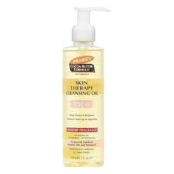 Palmer's Cocoa Butter Skin Therapy Cleansing Facial Oil, Gentle Makeup Remover for Face, Rosehip Fragrance, 6.5 Ounce