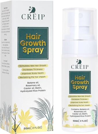 Hair Growth Serum Women: Natural Hair Growth Spray with Batana Oil, Castor Oil, Rosemary Oil, Rice Water, and Biotin - Nurturing Scalp and Effective Hair Thickening for Women...