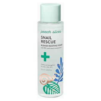 Peach Slices | Snail Rescue Blemish Busting Toner | 95% Snail Mucin | Pore Cleaner | Hydrates & Balances | Korean Skin Care | CICA | Hyaluronic Acid | Non-Comedogenic |...