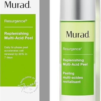 Murad Replenishing Multi-Acid Peel - Resurgence AHA/BHA Salicylic and Glycolic Acid Peel - Skin Renewing Face Peel - Daily Facial Peel Skin Care Treatment, 3.3 Fl Oz