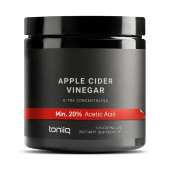 Apple Cider Vinegar Capsules - Ultra High Potency 2,010mg Formula with 20% Acetic Acid & Cayenne Pepper - Made with The Mother - Third-Party Lab Tested - 120 Capsules