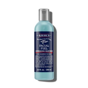 Kiehl's Facial Fuel Face Wash, Refreshing + Invigorating Men's Gel Cleanser, with Caffeine, Vitamin E and Menthol, Non-Drying Formula Moisturizes Skin, Great for Clogged Pores,...