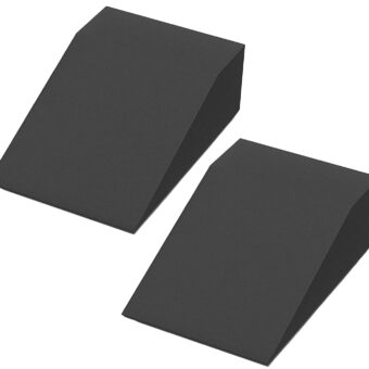 2 Pack Squat Wedge Blocks,Non Slip Professional Squat Ramp for Heel Elevated Squats Calf Raises Platform, Calf Stretcher, Balance, Pushup, Yoga Wrist Support, Pilates, Squat,...