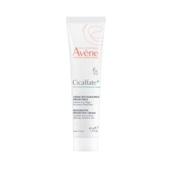 Avène Cicalfate+ Restorative Protective Cream, postbiotic skincare for sensitive skin, helps restore skin barrier, face and body, safe for infants, children and adults