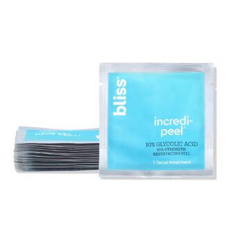 Bliss That's Incredi-Peel Glycolic Resurfacing Facial Pads - 15 ct - Single-Step Pads for Exfoliating and Brightening - Targets Fine Lines and Discoloration - Travel-Friendly -...