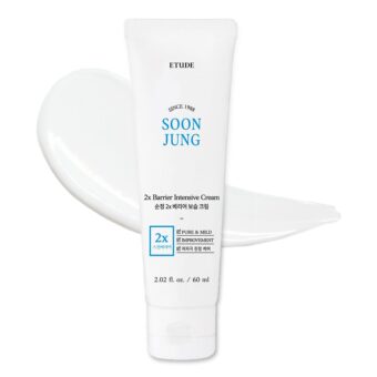 ETUDE SoonJung 2x Barrier Intensive Cream 60ml (21AD) | Hypoallergenic Shea Butter Hydrating Facial Cream for Sensitive Skin, Water-oil Balance & Panthenol for Damaged Skin |...