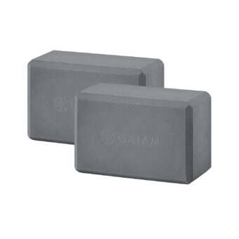 Gaiam Yoga Block - Supportive Latex-Free Eva Foam - Soft Non-Slip Surface with Beveled Edges for Yoga, Pilates, Meditation - Yoga Accessories for Stability, Balance, Deepen...