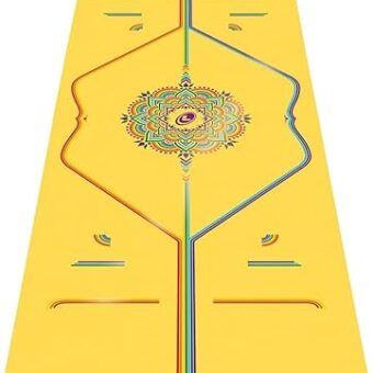 Liforme Printed Yoga Mat Collection - Free Yoga Bag Included - Patented Alignment System, Warrior-like Grip, Non-Slip, Eco-friendly, Sweat-resistant, Long, Wide and Thick for...
