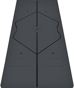 Liforme Travel Yoga mat – Patented Alignment System, Warrior-Like Grip, Non-Slip, Eco-Friendly, Ultra-Lightweight and Sweat Resistant, Made with Natural Rubber