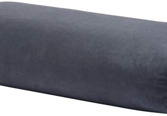 Manduka enlight Bolster Pillow - Yoga Pillow with Machine Washable Microfiber Cover, Curved Design for Optimal Workout and Meditation Support, Yoga and Pilates Equipment