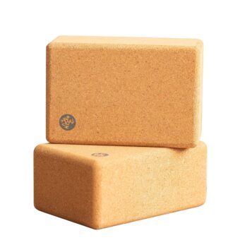 Manduka Yoga Block - Fine-Grain Cork Block, Yoga Equipment, Home Gym Accessory, Pilates Tool, Lightweight for Travel, Extra Firm Workout Accessory with Comfortable Edges