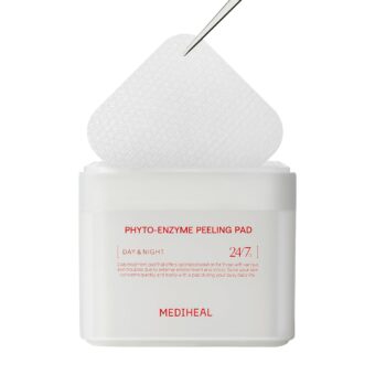 MEDIHEAL Phyto Enzyme Peeling Pad - Vegan Face Resurfacing Gauze Pads with LHA & Papaya Enzym - Pore Tightening Pads to Control Sebum - Exfoliating Pads for Dead Skin Cells, 90...