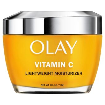 Olay Vitamin C Face Moisturizer, Brightening Cream for Women, Instant Hydration, Evens Tone, Dark Spot & Hyperpigmentation Reduction, Glowing Skin Care - Niaciniamide, Lactic...