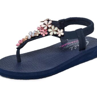 Skechers Women's Meditation-Glass Daisy Flip-Flop