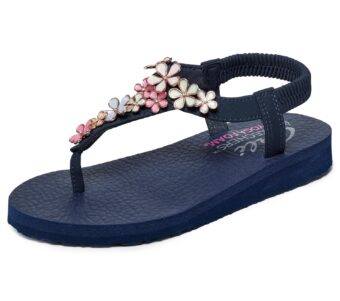 Skechers Women's Meditation-Glass Daisy Flip-Flop