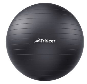 Trideer Extra Thick Yoga Ball Exercise Ball, 5 Sizes Gym Ball, Heavy Duty Ball Chair for Balance, Stability, Pregnancy, Quick Pump Included