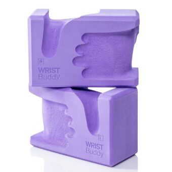 WRIST Buddy® Yoga Blocks 2 Pack | Reduces and Prevents Wrist Pain, Enhances Comfort Stability and Grip Strength on the Blocks | Hand-Shaped Blocks | EVA Yoga Accessories Set |...